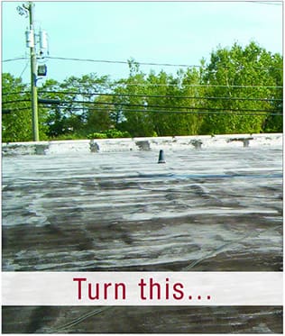 A picture of the top of a road with water coming from it.