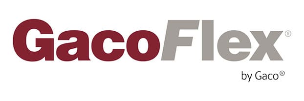 A red and white logo for the company coflex.